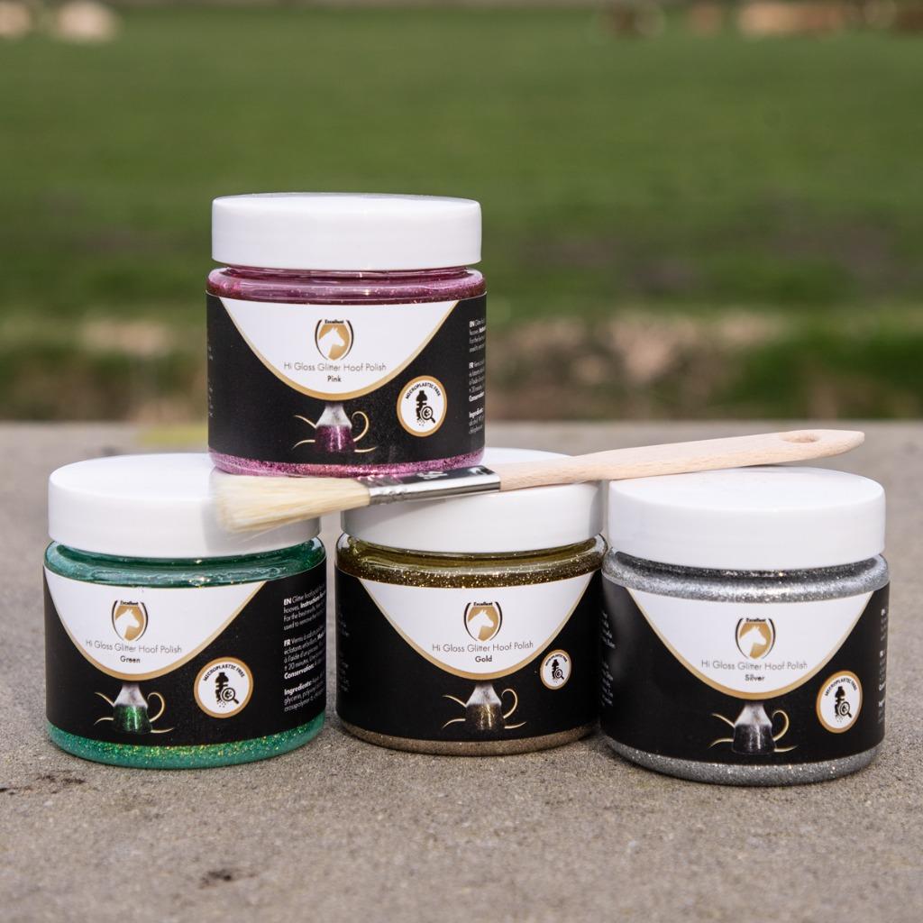 Hi Gloss glitter hoeflak, div kleuren, fotoshoot, kerst, Ophalen of Verzenden, Nieuw