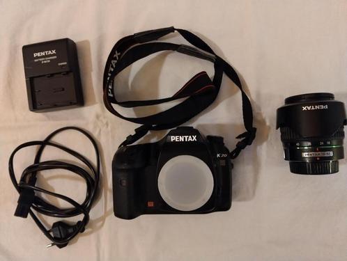 Pentax DSLR K20D met objectief 18-55 mm en drie manuals, Audio, Tv en Foto, Fotocamera's Digitaal, Zo goed als nieuw, Spiegelreflex