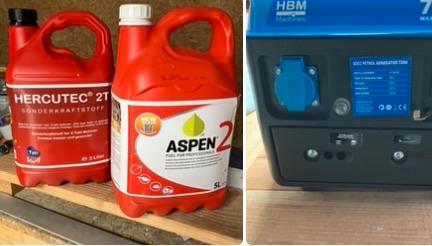 Nieuwe HBM Aggregaat 720 Watt - Nieuw! Incl 10 ltr.Aspen 2, Doe-het-zelf en Verbouw, Aggregaten, Nieuw, Benzine, Minder dan 5 kVA