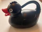 Trendy eend gieter in de vorm van een grote badeend, Ophalen of Verzenden, Zo goed als nieuw, Kunststof