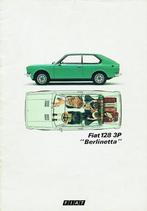 Folder Fiat 128 3P Berlinetta (ca.1977), Verzenden, Gelezen, Overige merken