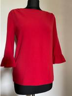 Rode blouse van Jaeger Maat 36, Kleding | Dames, Jaeger, Ophalen of Verzenden, Zo goed als nieuw, Maat 36 (S)