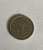 50 cent België 1927, Postzegels en Munten, Ophalen of Verzenden, België