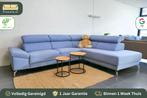 Grote Hoekbank babyblauw verst. hoofdsteunen [Refurbished], 250 tot 300 cm, -, -, Hoekbank