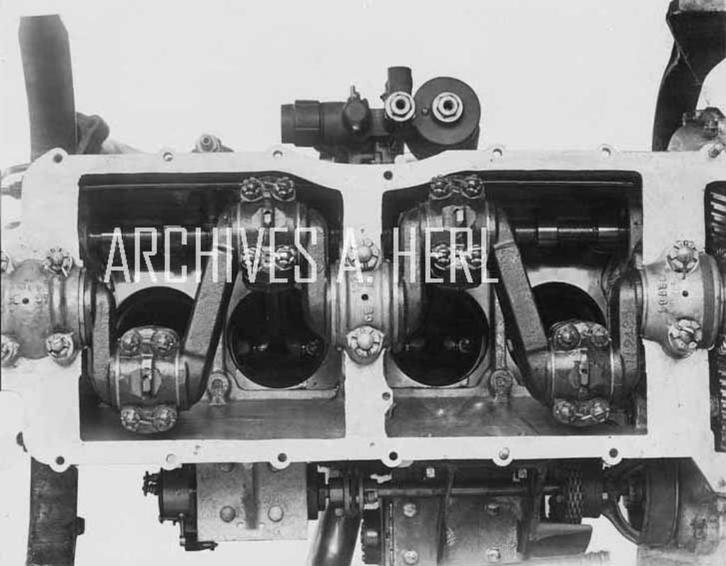 Henderson 1912 engine foto automobile, Verzamelen, Automerken, Motoren en Formule 1, Nieuw, Auto's, Verzenden