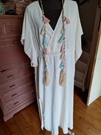 Lange jurk beige xxl, Ophalen of Verzenden, Zo goed als nieuw, Onder de knie