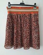 Scotch & Soda rok skirt kleding jurk plooi luipaard print, Kleding | Dames, Zwart, Maat 42/44 (L), Scotch & Soda, Ophalen of Verzenden