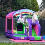 TE HUUR /HUREN Springkussen UNICORN, Ophalen, Zo goed als nieuw, Overige