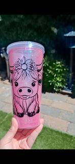 Te koop prachtige glitterbeker drinkbeker, Ophalen of Verzenden, Nieuw