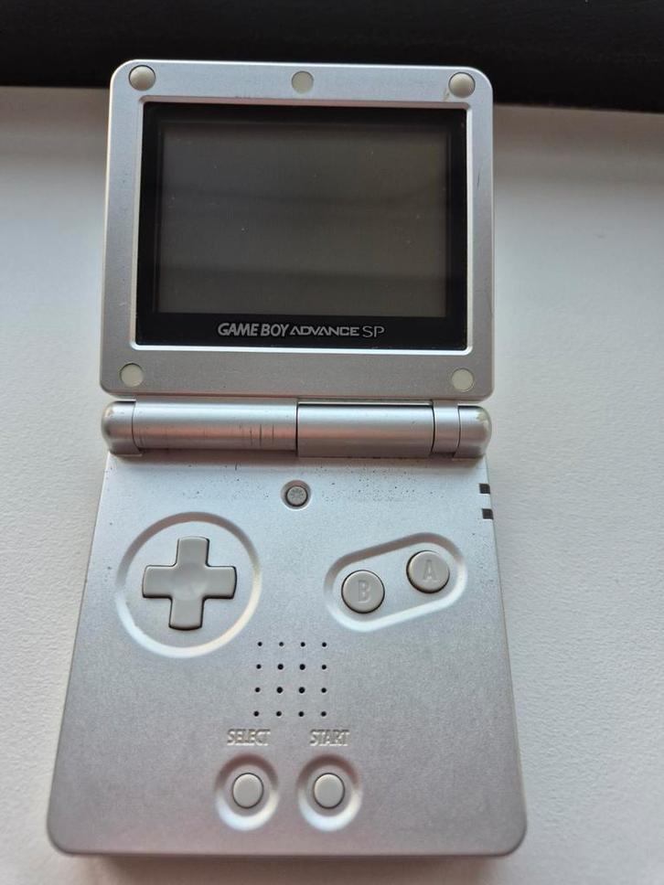 Gameboy Advance SP + Oplader + Wireless Adapter, Spelcomputers en Games, Spelcomputers | Nintendo Game Boy, Gebruikt, Game Boy Advance SP