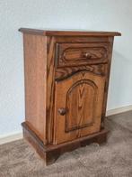 Houten kastje met Lade en Deur, Antiek en Kunst, Ophalen