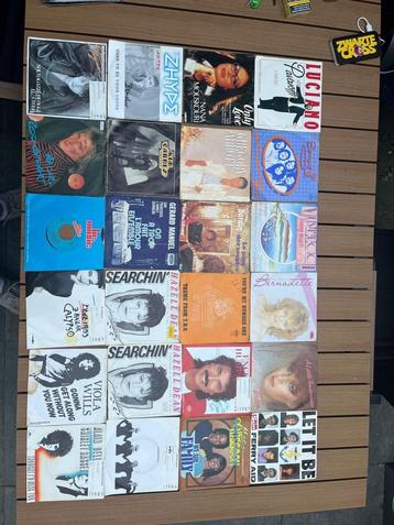 Verzameling Vinyl Singles | 70s 80s Pop Disco Rock beschikbaar voor biedingen