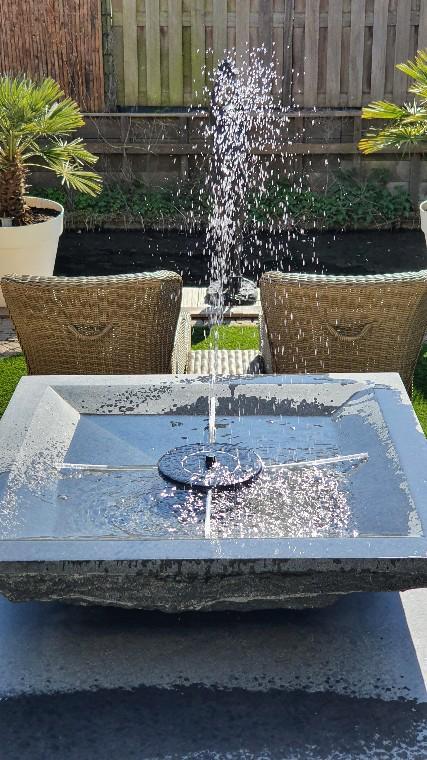 Solar Waterfontein met Unieke Stabilasors., Tuin en Terras, Waterpartijen en Fonteinen, Nieuw, Fontein, Ophalen of Verzenden