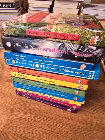 11 boeken van Geronimo Stilton in zeer goede staat.  beschikbaar voor biedingen