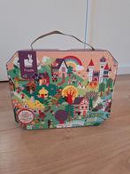 Janod Puzzelkoffer Sprookjes + Zoekpuzzel & Poster, Ophalen of Verzenden, Meer dan 50 stukjes, Zo goed als nieuw, 6 jaar of ouder