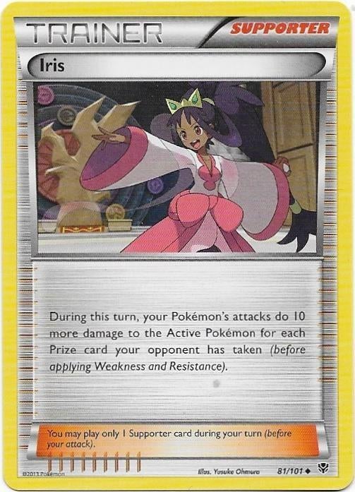 Plasma Blast,  Iris [uncommon] 81/101, Verzenden, Nieuw, Losse kaart