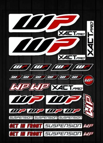 WP suspension white power stickers