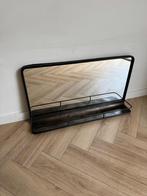 Industriële Spiegel metaal, Huis en Inrichting, Woonaccessoires | Spiegels, Gebruikt, Ophalen of Verzenden, 75 tot 100 cm, Minder dan 100 cm