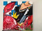 Schilderij Selwyn Senatori met Karin Bloemen, Antiek en Kunst, Ophalen