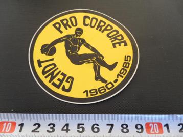 sticker Gendt Pro Corpore 1960 - 1985  beschikbaar voor biedingen