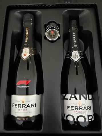 Ferrari F1 Champagne Set in Metalen Behuizing beschikbaar voor biedingen