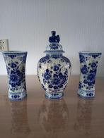Prachtige Delftsblauwe vazen set - Delft Holland Handwerk., Ophalen