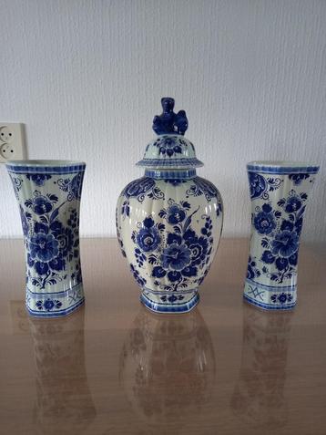 Prachtige Delftsblauwe vazen set - Delft Holland Handwerk. beschikbaar voor biedingen