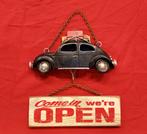 VW Kever Deurhanger Open/Gesloten - Vintage Handgemaakt, Ophalen of Verzenden, Gebruikt