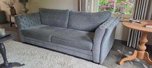 Bank, Huis en Inrichting, Banken | Bankstellen, Gebruikt, Rechte bank, Driepersoons, 200 tot 250 cm, Minder dan 75 cm, Stof, Ophalen