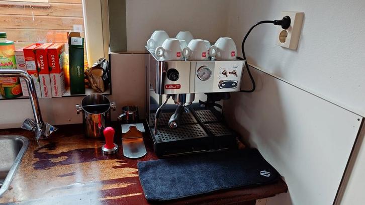 Lelit Anita PL042TEMD – Espresso Machine, Witgoed en Apparatuur, Koffiezetapparaten, Zo goed als nieuw, Espresso apparaat, Stoompijpje