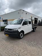 Volkswagen Transporter Pick-Up 2.0 TDI 110KW DSG-7 2021 Wit, Auto's, Bestelauto's, Stof, Euro 6, 4 cilinders, Volkswagen