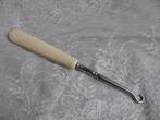 Brocante Oude Veterhaak met Greep van Been - 16.5 cm, Antiek en Kunst, Verzenden