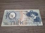 Biljet 10 gulden Staalmeester - buiten omloop, 1943, Postzegels en Munten, Bankbiljetten | Nederland, Ophalen of Verzenden, 10 gulden