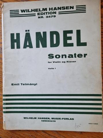 Handel: Sonater for Violin und Klavier Hefte 1 beschikbaar voor biedingen
