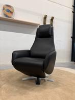 Nieuw FSM Skye Relaxfauteuil elektrisch zwart leer Design