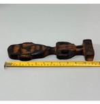 Antiek sculptuur hout gesneden houten voorouderbeeld afrika, Antiek en Kunst, Ophalen of Verzenden