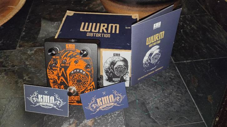 KMA Audio WurHM Distortion (Limited edition Wurm V1), Muziek en Instrumenten, Effecten, Zo goed als nieuw, Distortion, Overdrive of Fuzz