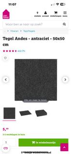 Tapijttegels 4 stuks van leenbakker, Huis en Inrichting, Stoffering | Vloerbedekking, Ophalen of Verzenden, Zo goed als nieuw