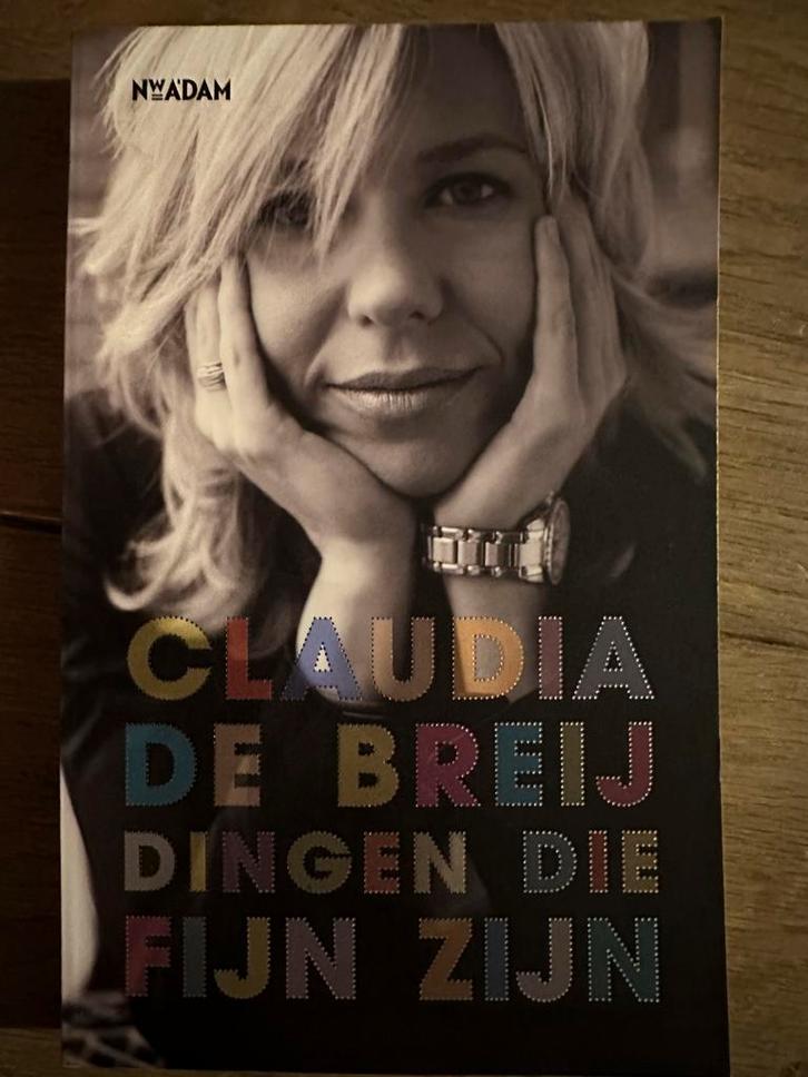 Claudia de Breij - Dingen die fijn zijn, Boeken, Essays, Columns en Interviews, Zo goed als nieuw, Ophalen of Verzenden