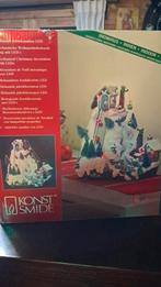 Te koop kersthuis kerstdorp konst smide, Ophalen, Zo goed als nieuw