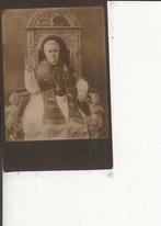 De Paus op zijn troon Fotokaart, Verzenden, Voor 1920, Ongelopen