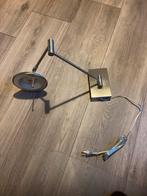 Metalen Wandlamp met Verstelbare Arm, Ophalen of Verzenden, Zo goed als nieuw, Metaal