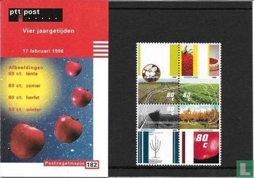Postzegelmapje 182 - Vier jaargetijden 1998 NL
 beschikbaar voor biedingen