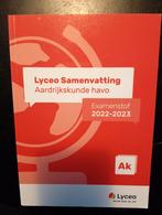 Lyceo samenvatting aardrijkskunde havo, Ophalen of Verzenden, Zo goed als nieuw, HAVO, Aardrijkskunde