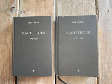 Nachtboek. Jan Fabre. 2 delen.    2-delig boek.   beschikbaar voor biedingen