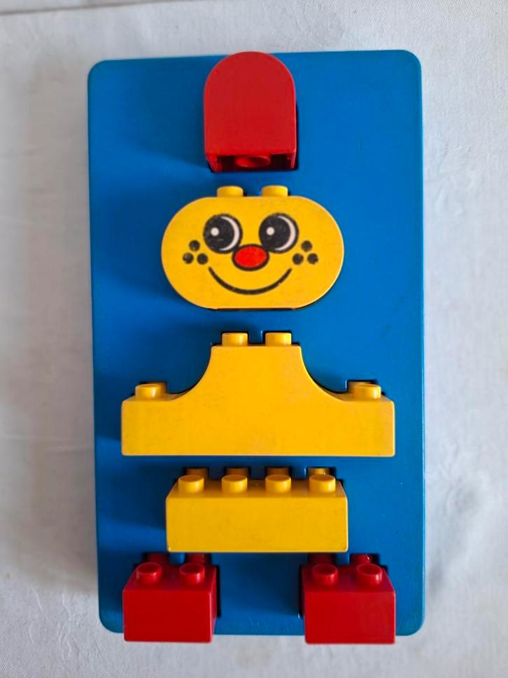 Vintage duplo Puzzel . Clown Shape Sorter, Kinderen en Baby's, Speelgoed | Duplo en Lego, Gebruikt, Duplo, Complete set, Ophalen of Verzenden