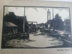 houtsnede haven Bussum, Antiek en Kunst, Kunst | Etsen en Gravures, Ophalen