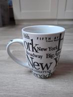 Grote mok tekst New York, Huis en Inrichting, Keuken | Servies, Ophalen of Verzenden, Zo goed als nieuw, Overige stijlen, Kop(pen) en/of Schotel(s)