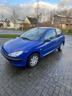 Peugeot 206 1.4 3D 2007 Blauw, Stof, 1360 cc, Zwart, 4 cilinders