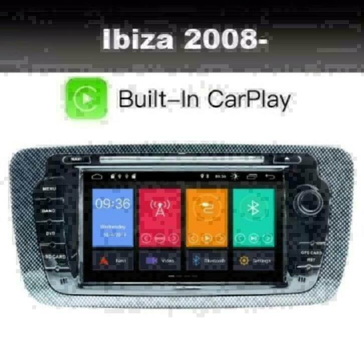 Seat Ibiza 6J navigatie android 11 wifi dab+ carplay carkit, Auto diversen, Autoradio's, Nieuw, Ophalen of Verzenden
